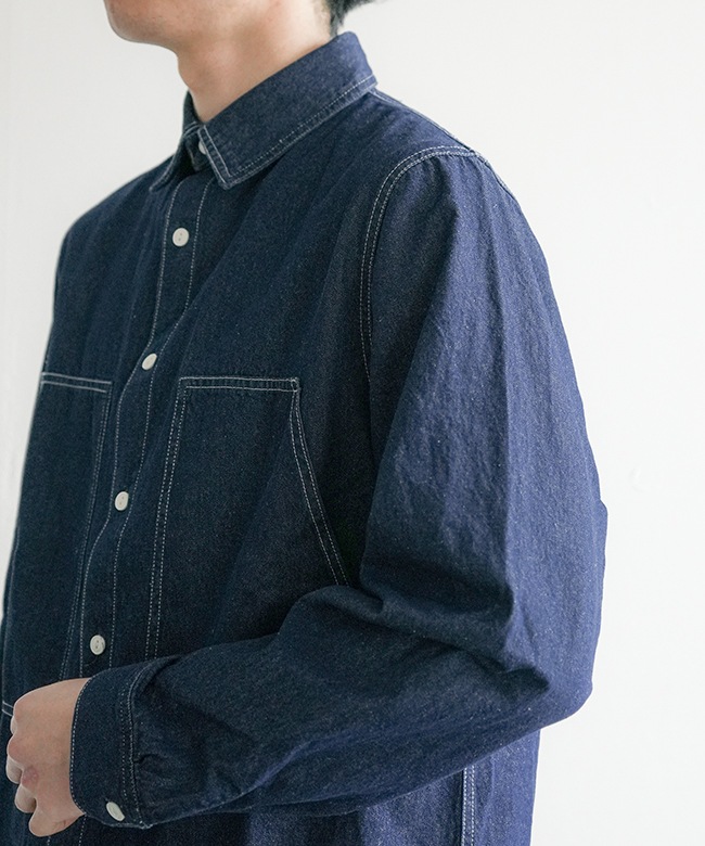 SALE 10%OFF】BIG MIKE(ビッグマイク) Denim Utility Long Sleeve