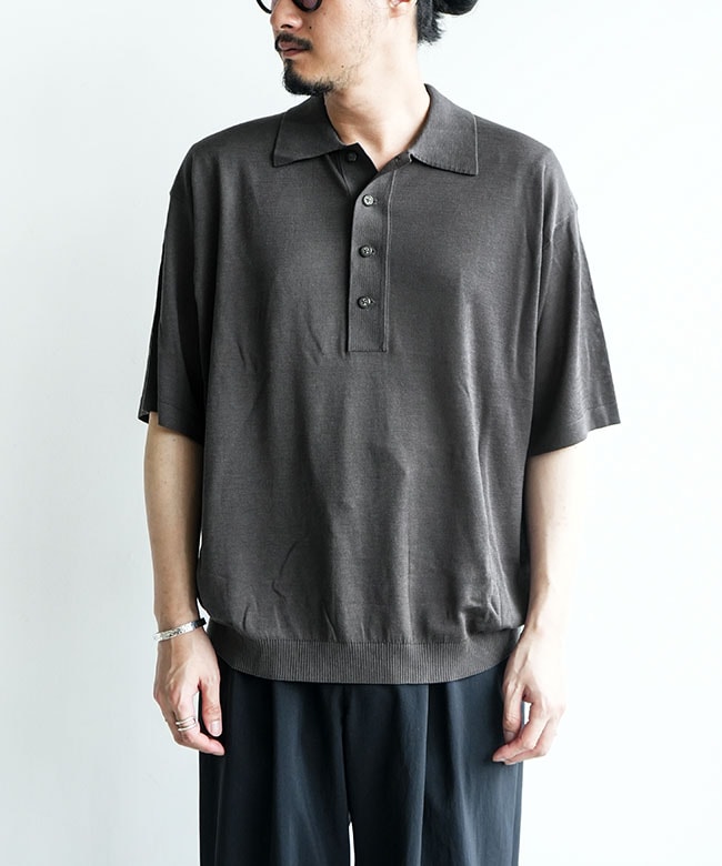 crepuscule ポロシャツ crepuscule (クレプスキュール) S/S Polo ショートスリーブ ポロ
