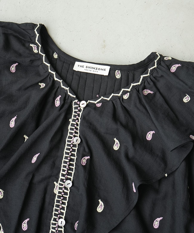SALE 30%OFF】THE SHINZONE(ザ シンゾーン) PAISLEY EMBROIDERED