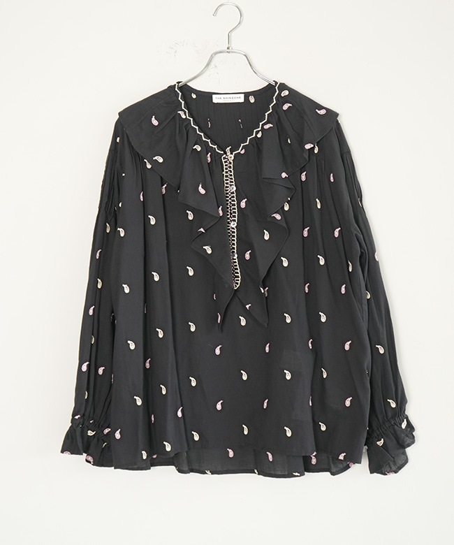 THE SHINZONE(ザ シンゾーン) PAISLEY EMBROIDERED BLOUSE ペイズリー