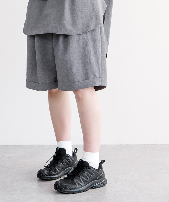 パンツ CHUMS hickory jumpsuits eb THE HINOKI コットン馬布5タックパンツ CHARCOAL BROWN＃TH19W