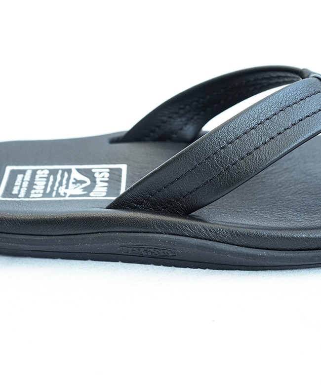 〈新品〉 SLIPPER アイランドスリッパ【26】トングサンダル ISLAND SLIPPER(アイランドスリッパ) Classic Leather Black Thomg
