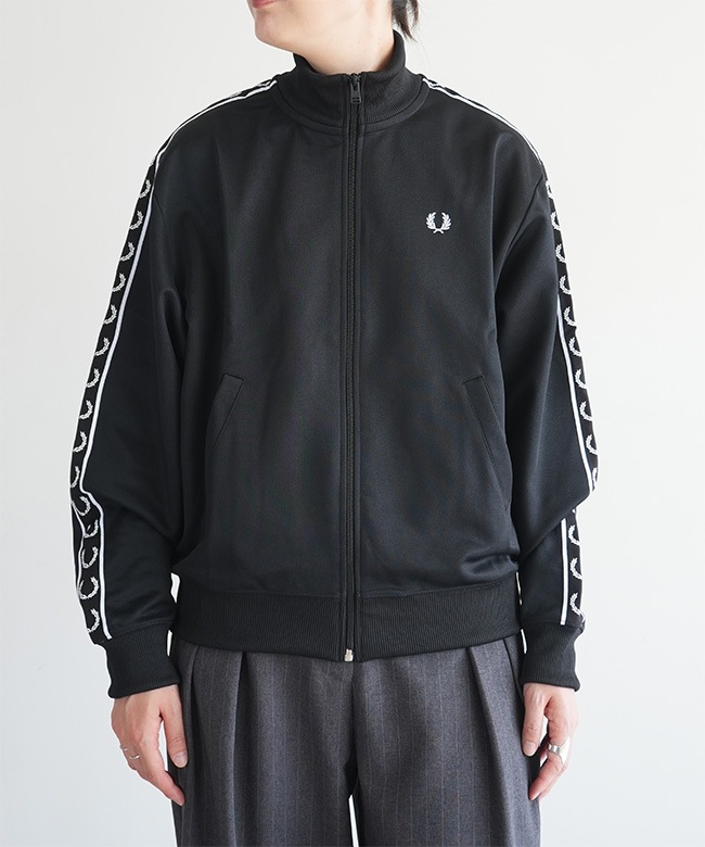 J9100]FRED PERRY(フレッドペリー) Taped Track Jacket テープド