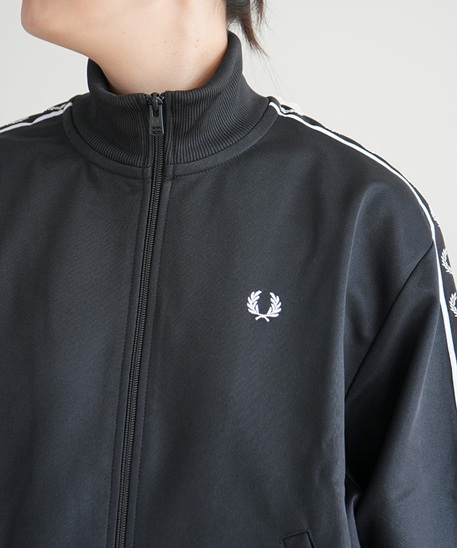 J9100]FRED PERRY(フレッドペリー) Taped Track Jacket テープド