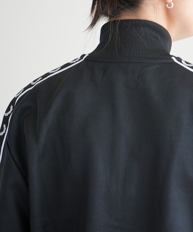 J9100]FRED PERRY(フレッドペリー) Taped Track Jacket テープド