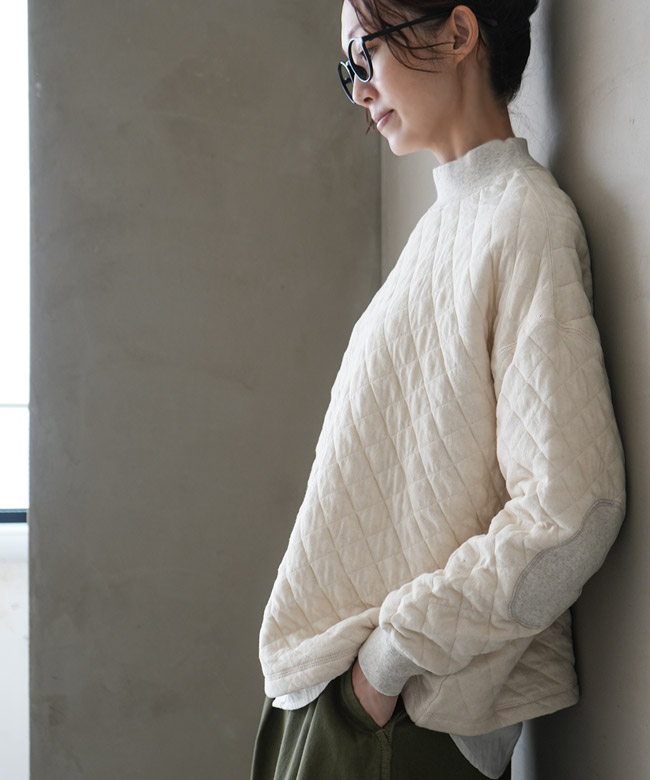 7254C-011]NATURAL LAUNDRY(ナチュラルランドリー) キルトリブモック