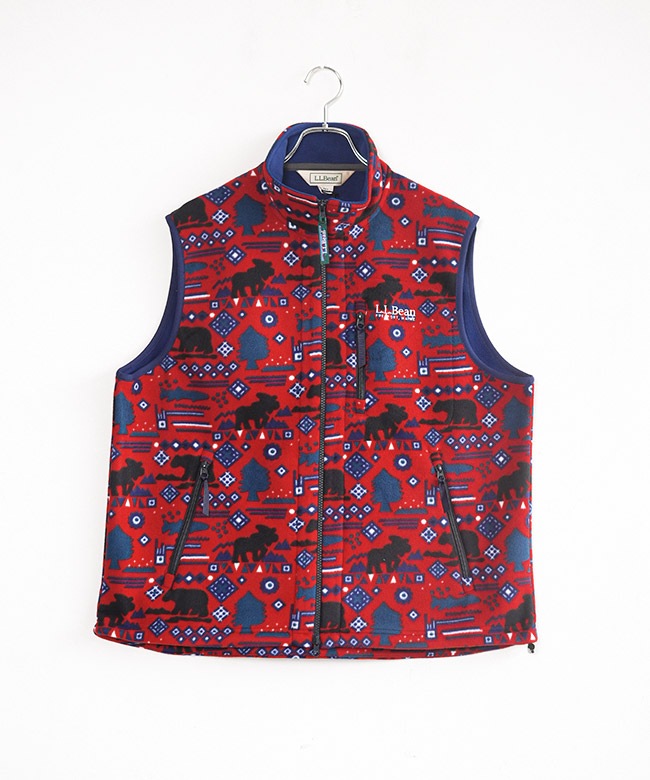 THE UNION フリース ベスト L 虎 総柄 総柄フリースベスト | ジム