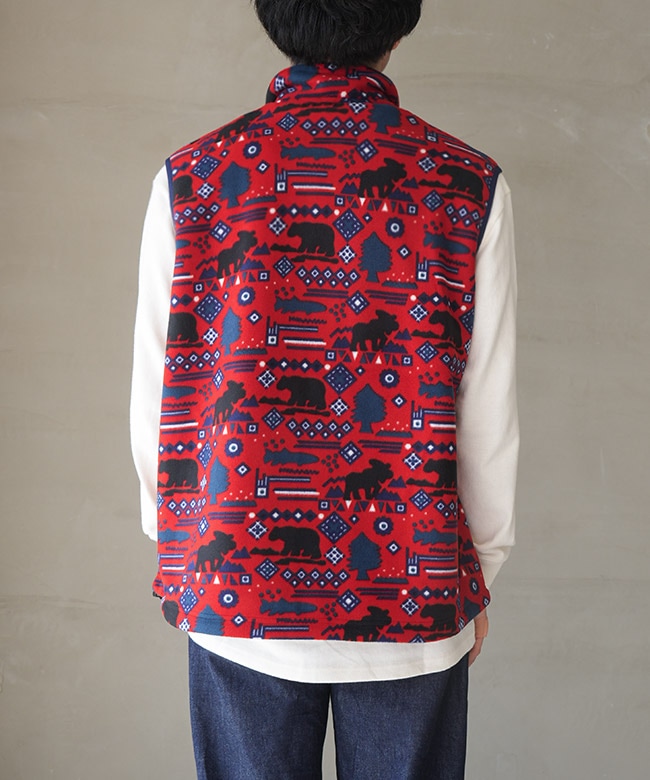 THE UNION フリース ベスト L 虎 総柄 総柄フリースベスト | ジムマスター（gym master）公式通販