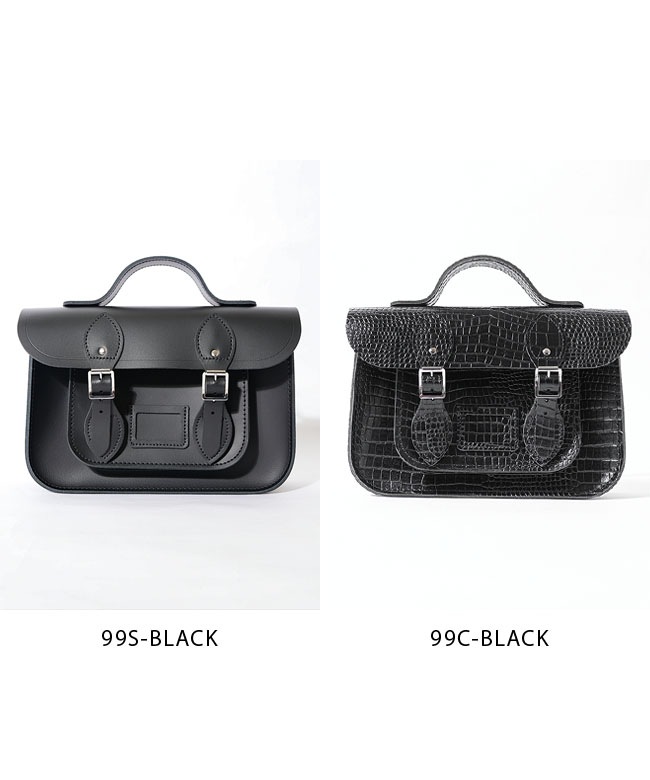 ケンブリッジ サッチェル 15インチ バッチェル レザー ショルダーバッグ 黒 CS-002P]【保存袋付き】CAMBRIDGE SATCHEL(ケンブリッジサッチェル