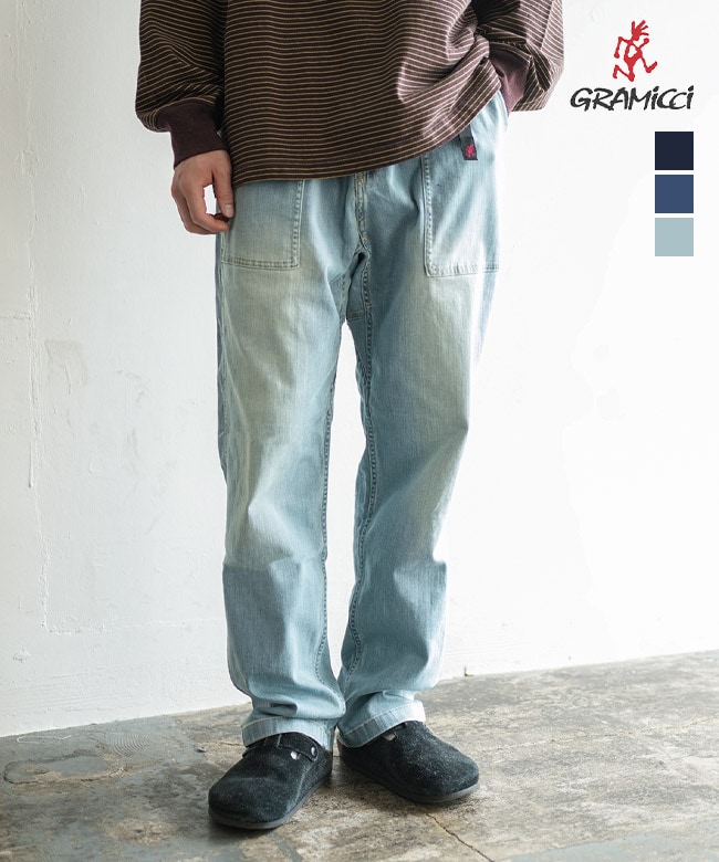 GRAMICCI(グラミチ) STRETCH DENIM LOOSE TAPERED RIDGE PANT