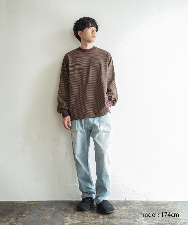GRAMICCI(グラミチ) STRETCH DENIM LOOSE TAPERED RIDGE PANT