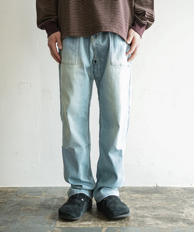 GRAMICCI(グラミチ) STRETCH DENIM LOOSE TAPERED RIDGE PANT