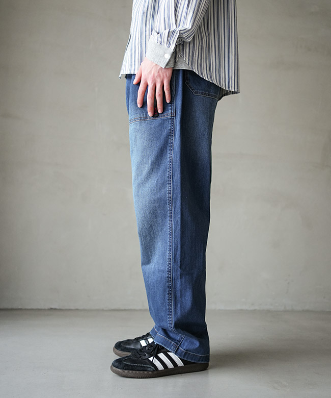 GRAMICCI(グラミチ) STRETCH DENIM LOOSE TAPERED RIDGE PANT
