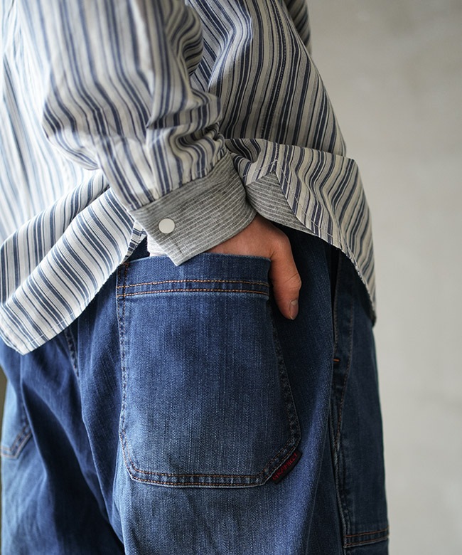 GRAMICCI(グラミチ) STRETCH DENIM LOOSE TAPERED RIDGE PANT