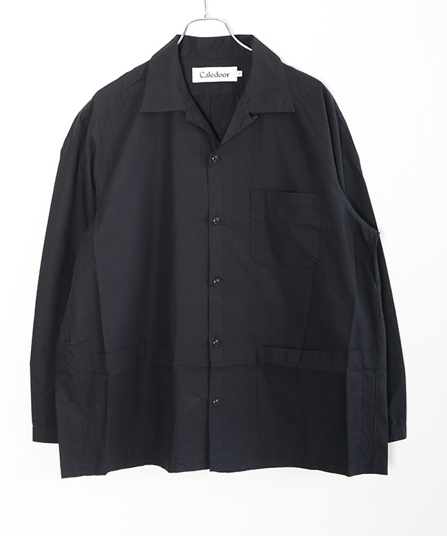 Caledoor(カレドアー)Cotton Linen Typewriter Shirts Jacket リネン
