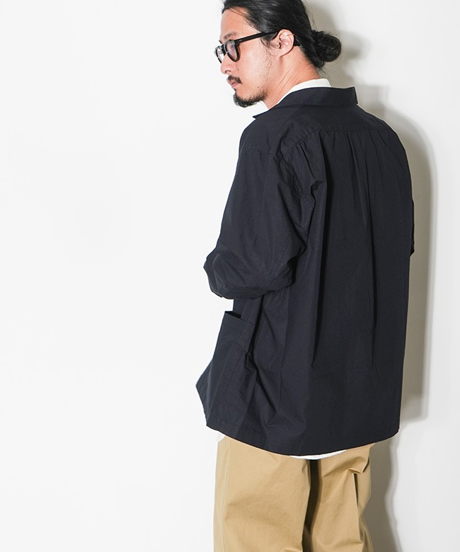 Caledoor(カレドアー)Cotton Linen Typewriter Shirts Jacket リネン