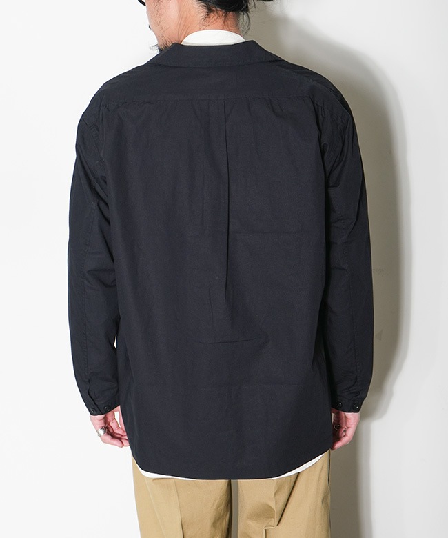 Caledoor(カレドアー)Cotton Linen Typewriter Shirts Jacket リネン