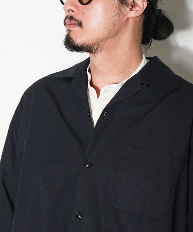 cen. タイプライターシャツジャケット Caledoor(カレドアー)Cotton Linen Typewriter Shirts Jacket リネン