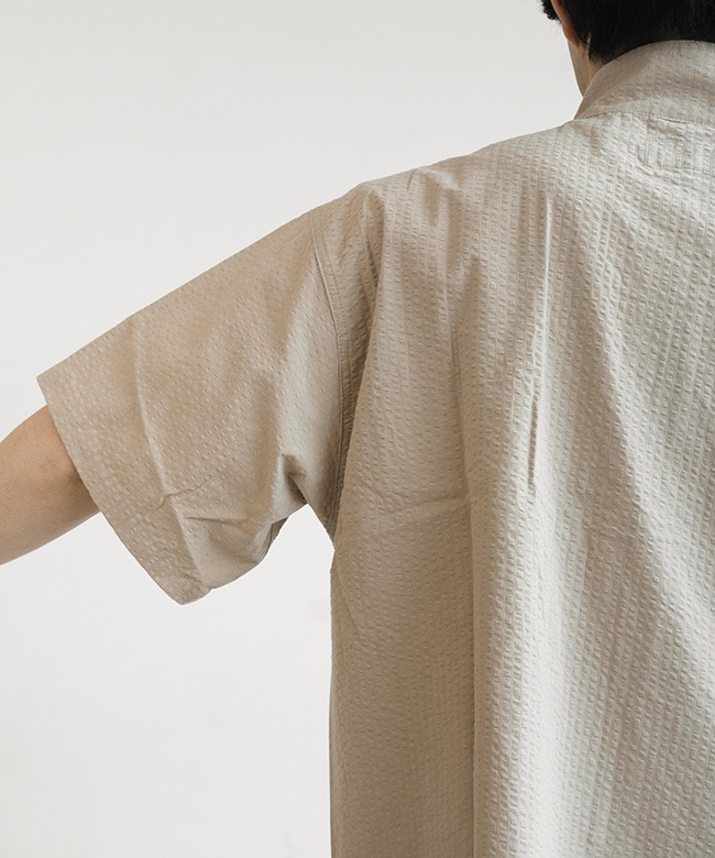 MODMNT(モドメント) STAND COLLAR ZIP SHIRT スタンドカラージップ