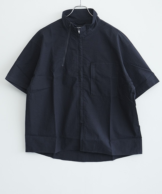 シャツ/ブラウス(半袖/袖なし) idem Stand Collar Sleeve Shirt idem（イデム）の「stand collar flower blouse/小花柄スタンドカラー