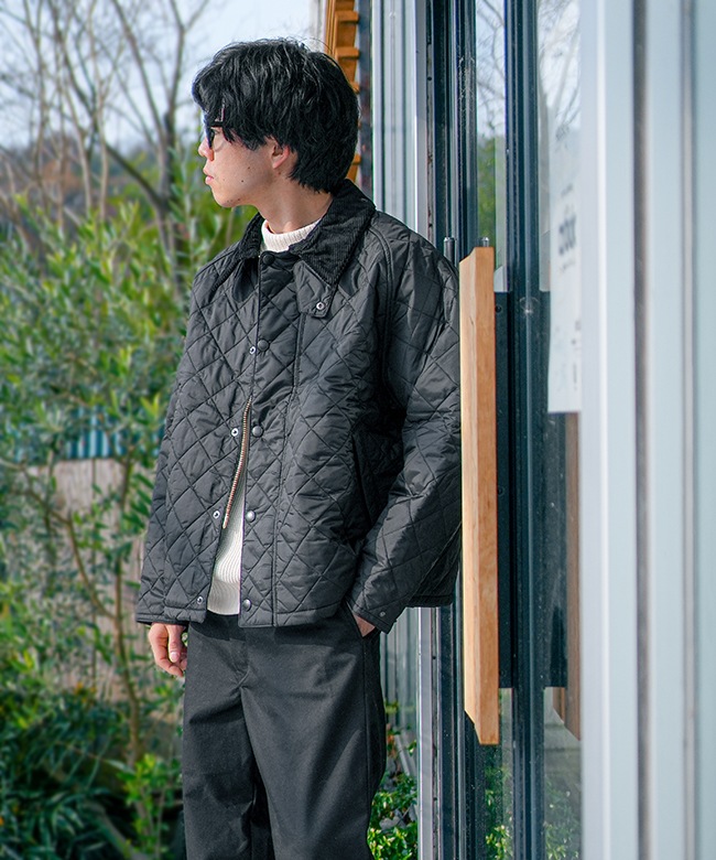 現行極美品Lサイズ相当　バブアー　トランスポート　ハンティングジャケット　黒 現行極美品Lサイズ相当 バブアー トランスポート ハンティング