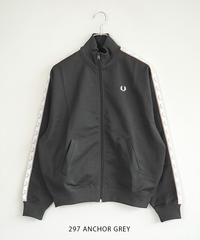 FRED PERRY トラックジャケット　J1521 ブラック　M J1106]FRED PERRY(フレッドペリー) TAPED TRACK JACKET テープ