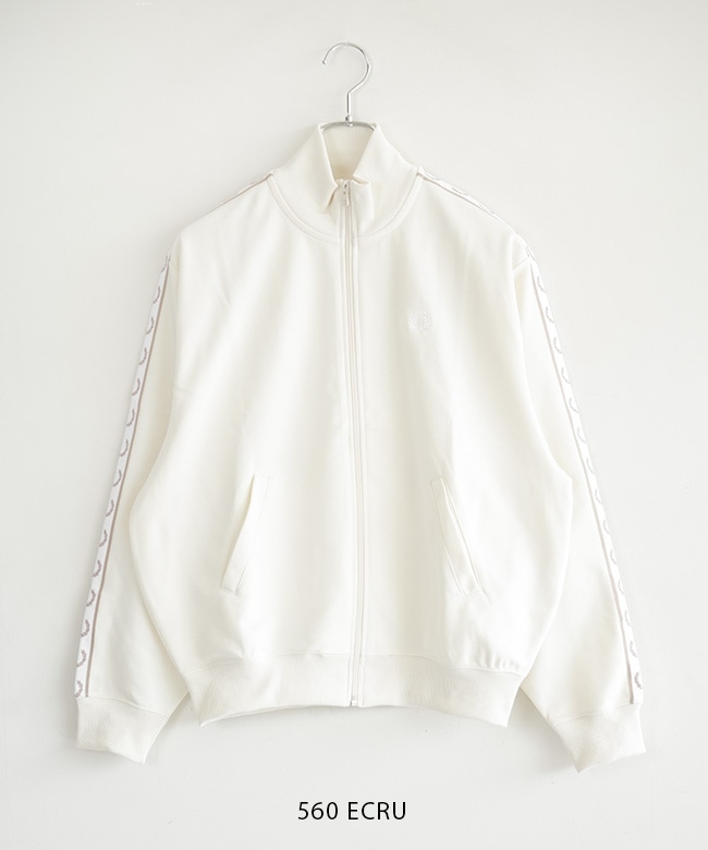 J1106]FRED PERRY(フレッドペリー) TAPED TRACK JACKET テープトラック