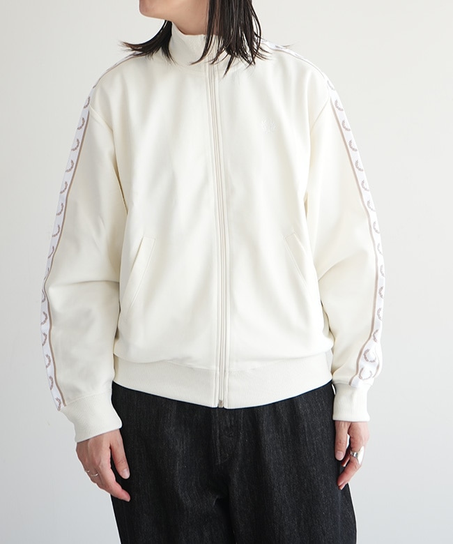J1106]FRED PERRY(フレッドペリー) TAPED TRACK JACKET テープトラック