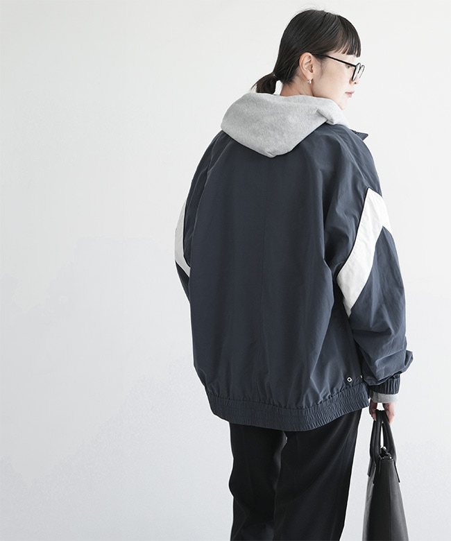 25AMSJK04]THE SHINZONE(ザ シンゾーン) BICOLOR TRACK JACKET