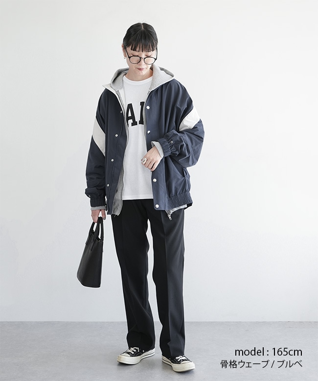 25AMSJK04]THE SHINZONE(ザ シンゾーン) BICOLOR TRACK JACKET