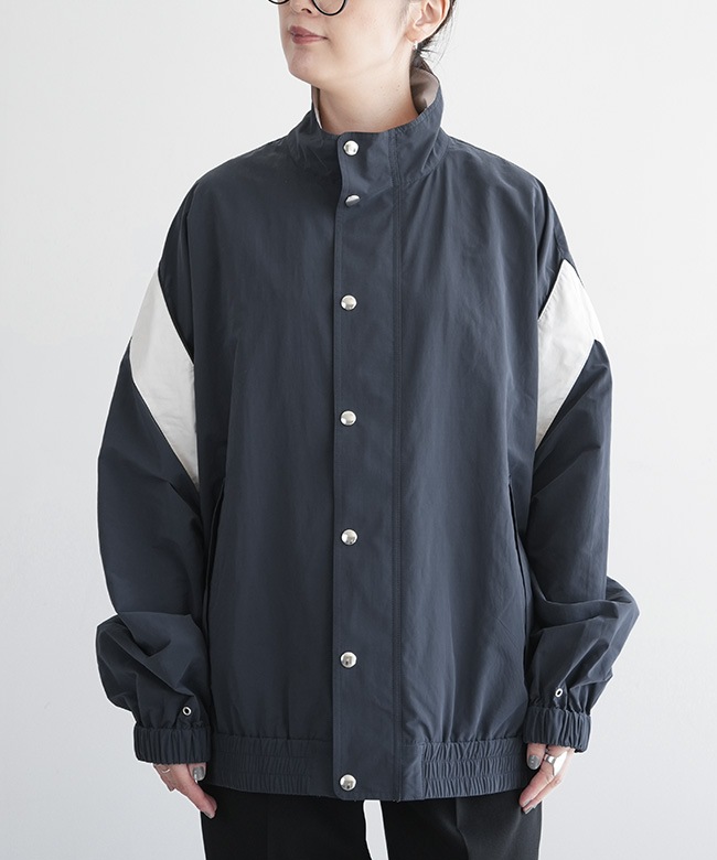25AMSJK04]THE SHINZONE(ザ シンゾーン) BICOLOR TRACK JACKET