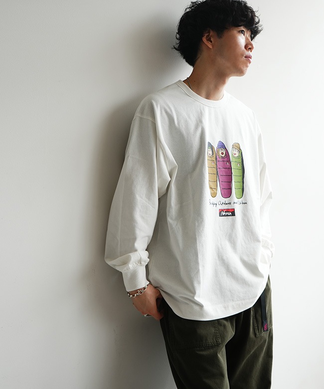 N2530-1L063Z]NANGA(ナンガ) ECO HYBRID L/S TEE/3SLB エコ