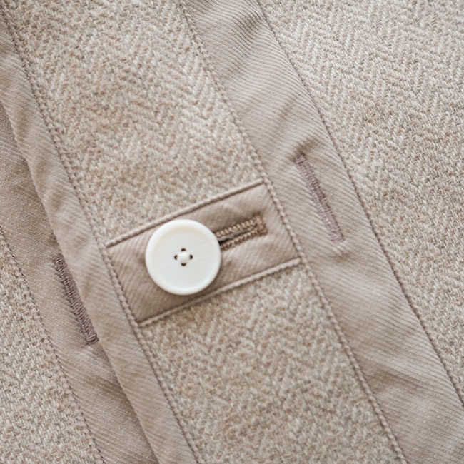 RB-FR1603VT]FIRMUM(フィルマム) オージーラムウールツィードベスト