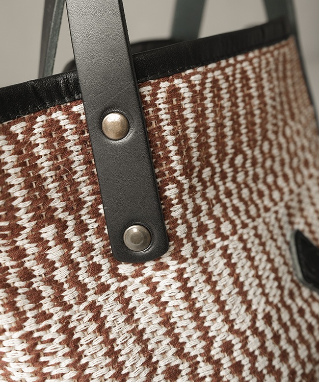 保存袋付き】CLEDRAN(クレドラン) HAND＆WORK FLOWER PATTERN TOTE 