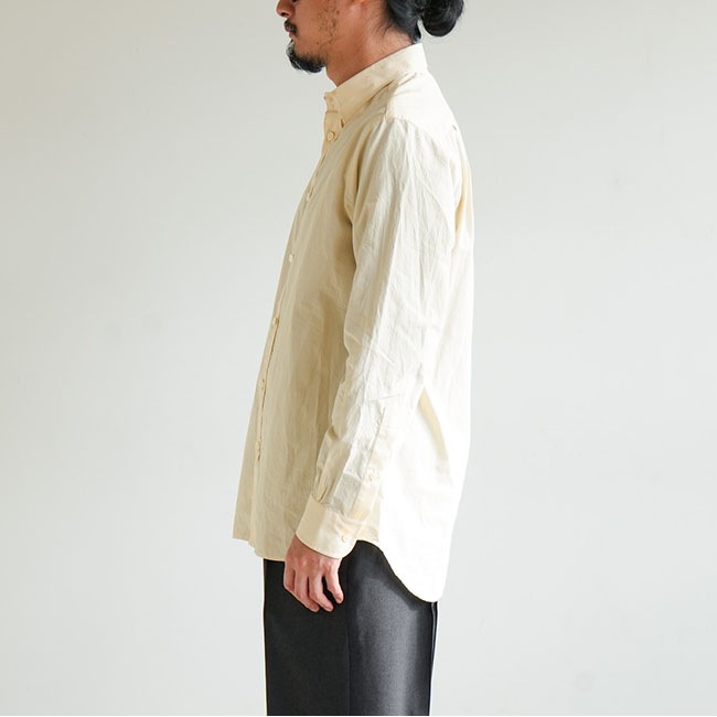 PERSONAL MATTERS 」Organic Cotton Broad Shirt | ANOTHER LOUNGE