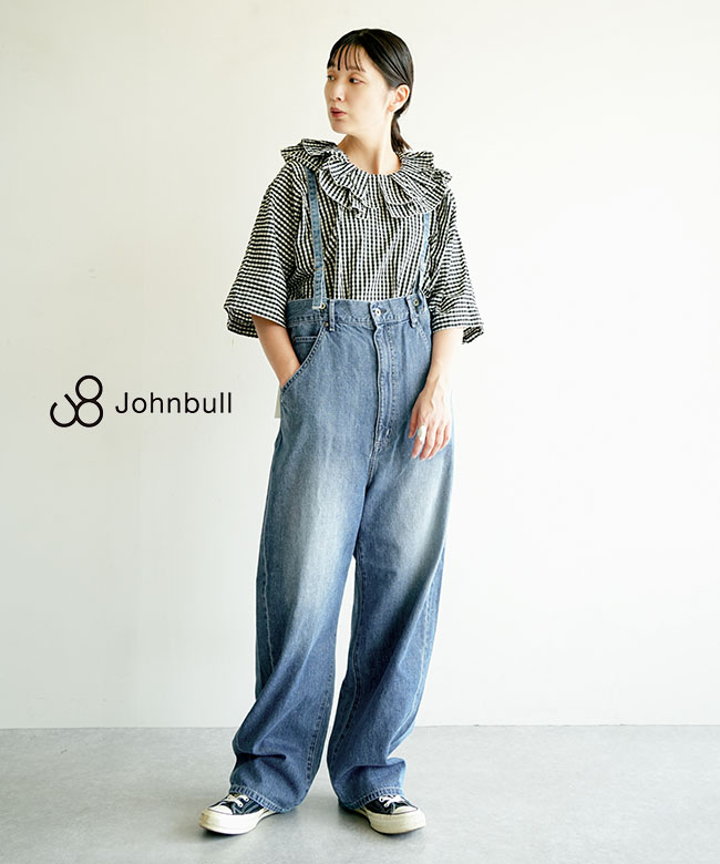 JOHNBULL(ジョンブル) デニムエンジニアサスペンダーパンツ レディース