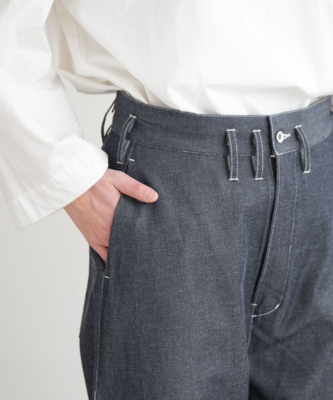 CA-FR0607DM]FIRMUM(フィルマム) FDPWDM / ワイドシルエットデニム