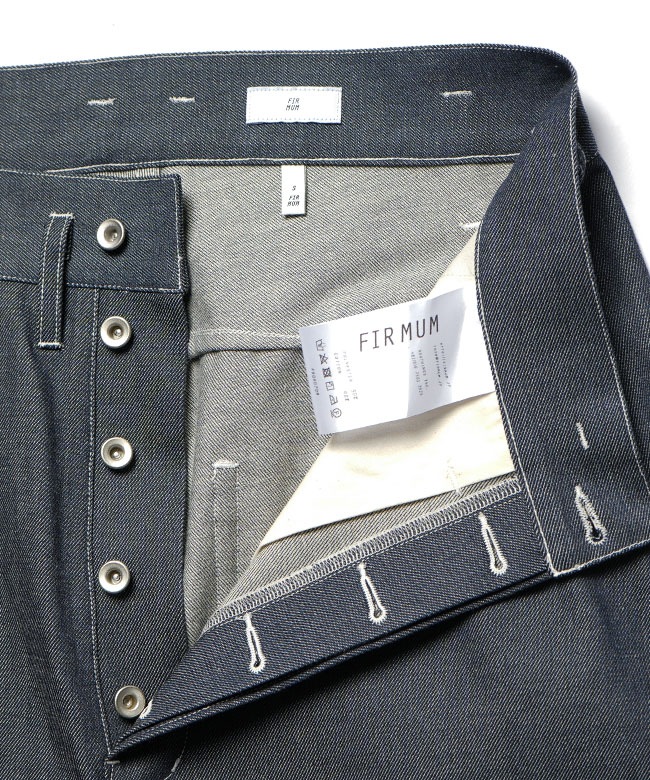 CA-FR0607DM]FIRMUM(フィルマム) FDPWDM / ワイドシルエットデニム