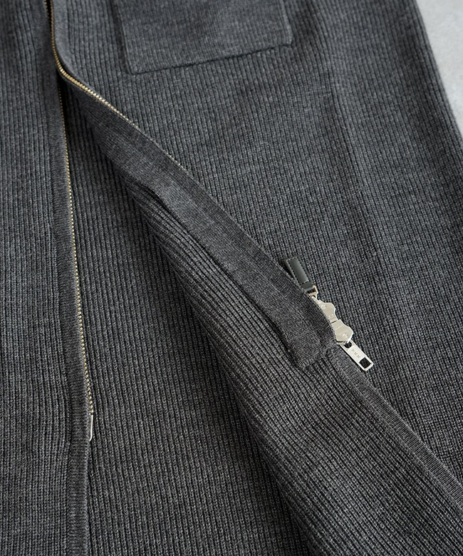 シンゾーン 24AW LONG KNIT GILET ニット ジレ FO グレー Shinzone - シンゾーン 24AW LONG KNIT GILET ニット ジレ FO グレーの