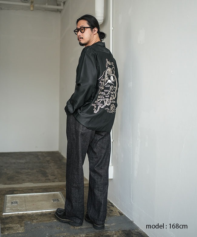 ACETATE L/S SUKA SHIRT “JAPAN MAP“ シャツ ACETATE L/S SUKA SHIRT “JAPAN MAP“ | GOLD(ゴールド