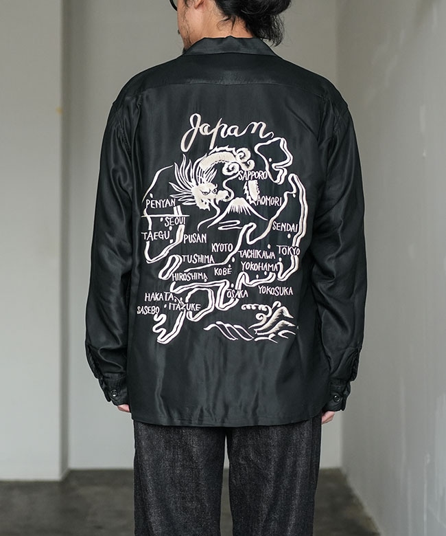 SALE 50%OFF】gold(ゴールド) ACETATE L/S SUKA SHIRT 