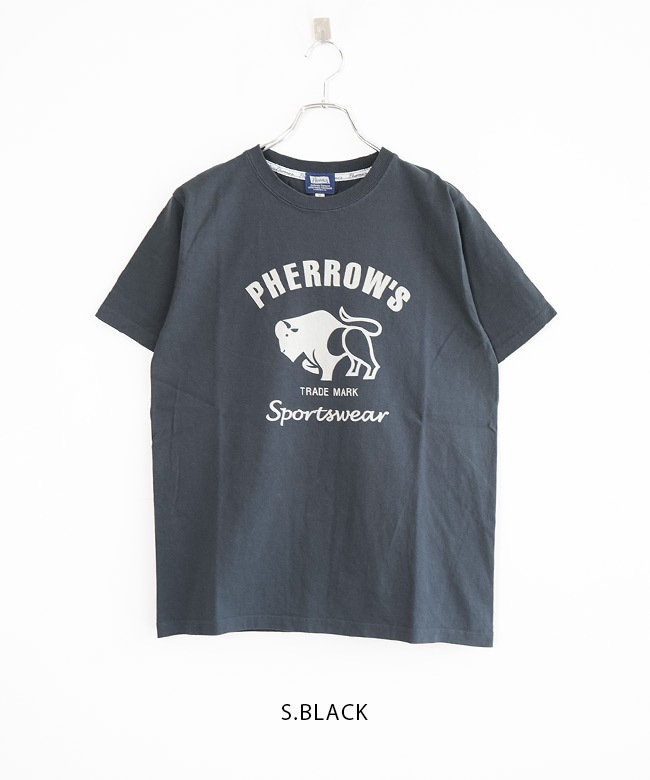 Pherrow's(フェローズ) WOODY別注半袖プリントTシャツ 