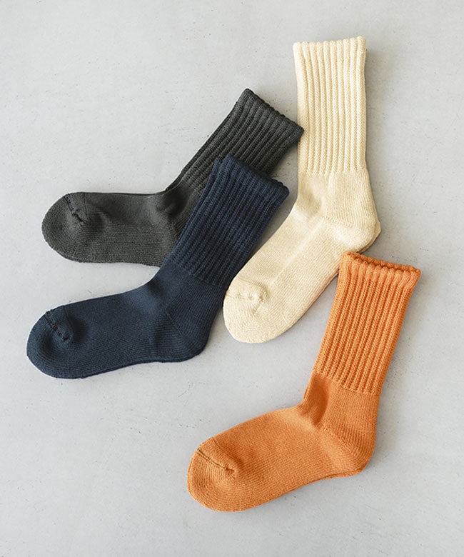 ROTOTO(ロトト)LOOSE PILE CREW SOCKS(ルーズパイルクルーソックス