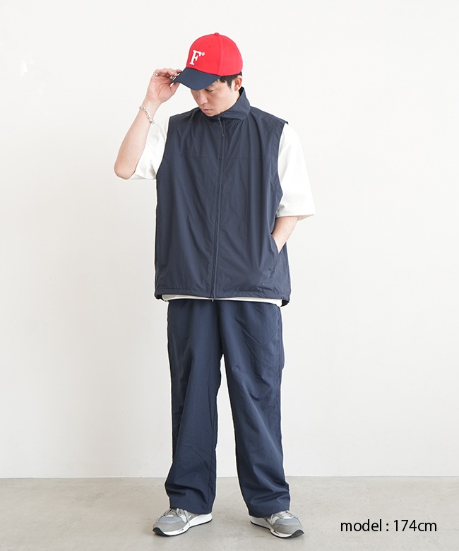 SALE 50%OFF】[251-91501]EVCON(エビコン) NYLON TRACK PANTS ナイロン