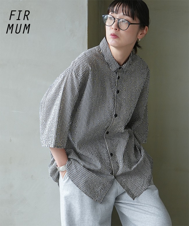 【美品】  FIRMUM / フィルマム | 混紡ポリエステル リネンスラブローン ポロシャツ ライクプルオーバー | XS | ネイビー | レディース FIRMUM / フィルマム | 混紡ポリエステル リネンスラブローン