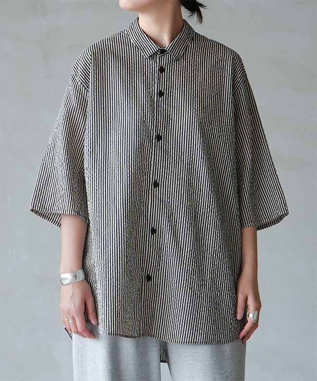 LE-FR1206S5]FIRMUM(フィルマム) 1/80スターチコットンストライプ