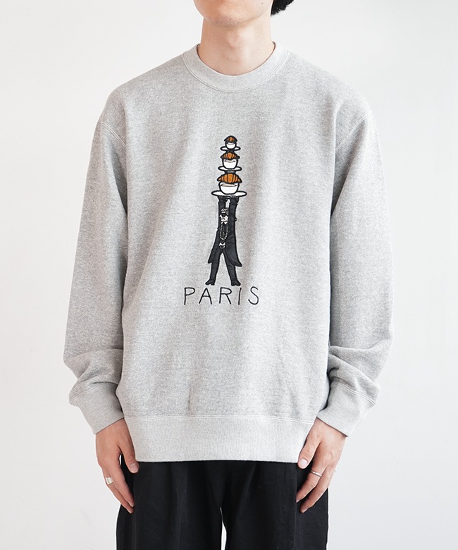 8478]BRU NA BOINNE(ブルーナボイン) スーベニアスエット パリ