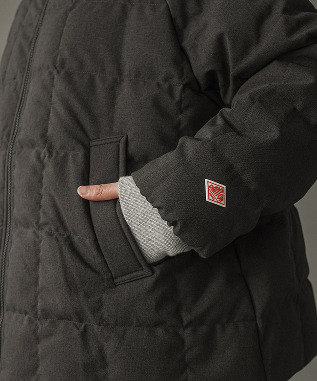 ◇[DT-A0191PWL]DANTON(ダントン) ウールライク ダウンフード