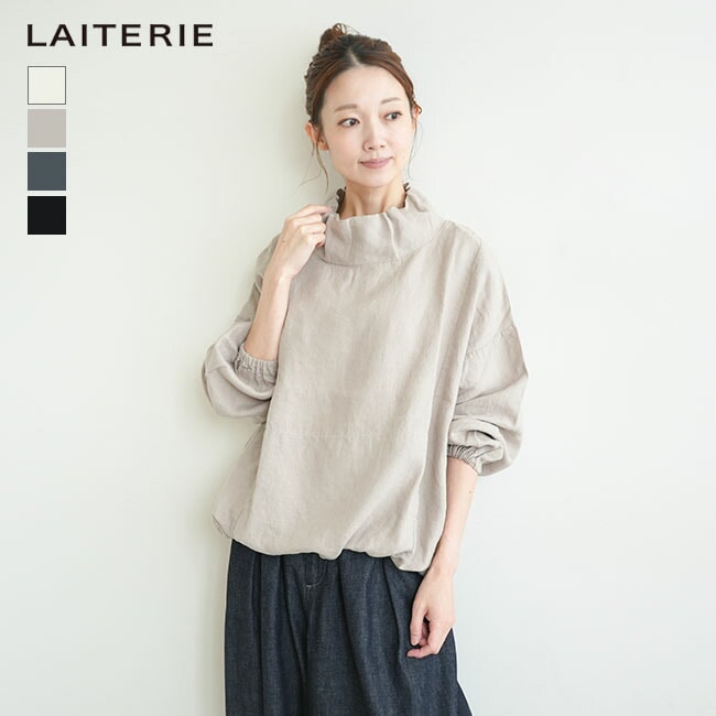 驚きの価格が実現！ LBT-25]LAITERIE(レイトリー)リユールリネンアノラック/ブラウス トップス