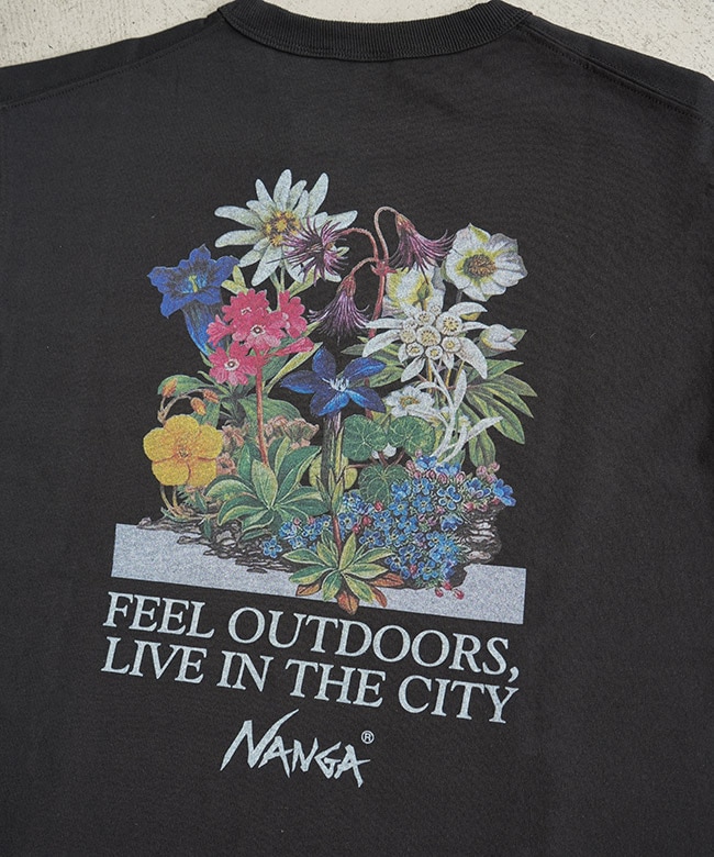 NANGA(ナンガ) ECO HYBRID VINTAGE FLOWER TEE エコハイブリッド